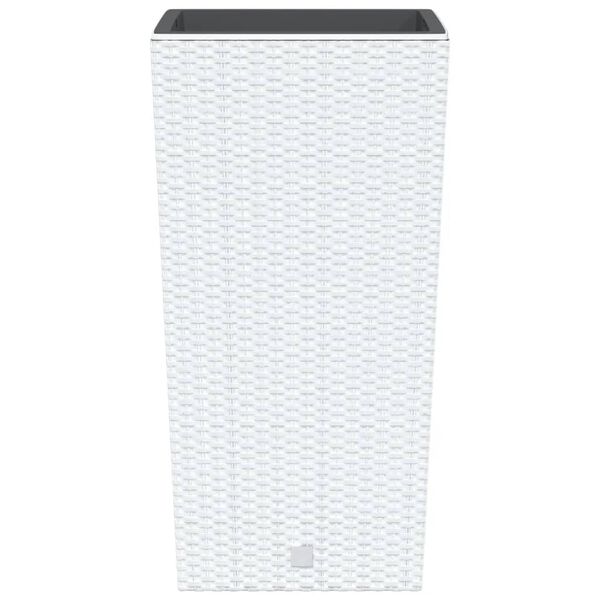 vidaXL Sadilica s uklonjivom unutra&scaron;njosti bijela 21 /49 L PP ratan