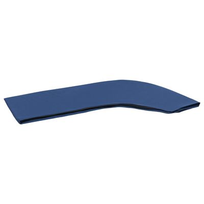 vidaXL Tenda bimini s 4 luka modra 243 x (230 - 244) x 137 cm