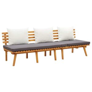 vidaXL Vrtni dnevni ležaj 200 x 65 cm od masivnog bagremovog drva