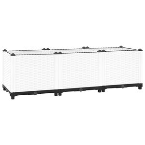 vidaXL Povi&scaron;ena gredica 120x40x38 cm od polipropilena
