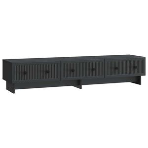 vidaXL TV ormar 147 x 34,5 x 30 cm Crna Konstruirano drvo