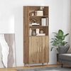 vidaXL Highboard Umjetnički hrast 69,5 x 32,5 x 180 cm