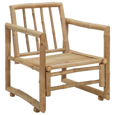vidaXL Vrtne stolice 2 kom s jastucima bambus