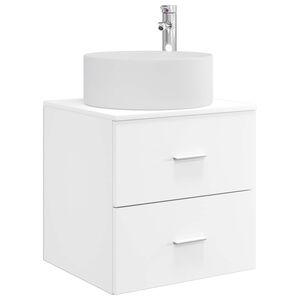 vidaXL Umivaonik s policom Bijela 49,5 x 44,5 x 65,5 cm