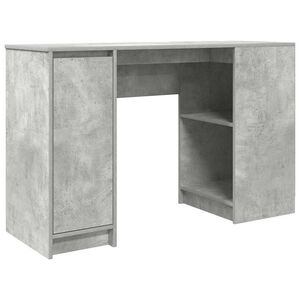 vidaXL Stol beton sivi 120x42x76 cm konstruirano drvo