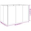 vidaXL Povi&scaron;ena vrtna gredica 120 x 80 x 80 cm od čelika COR-TEN