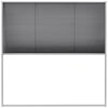 vidaXL Plisirani Zaslon Protiv Insekata za Prozore Aluminijski 120x120 cm
