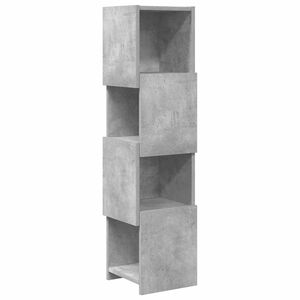 vidaXL Kutni ormarić 25,5x25x102cm Konstruirano drvo Betonski sivi