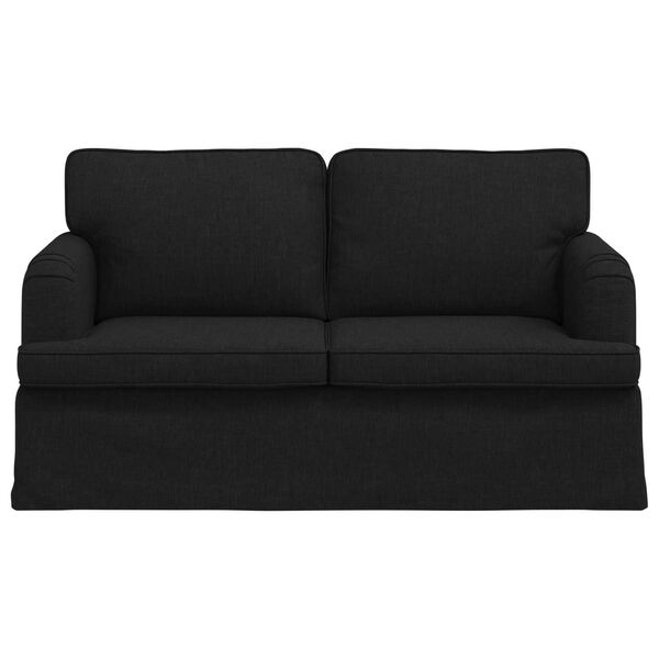 vidaXL Sofa Crna Sveukupne dimenzije: 144 x 80 x 85 cm (&Scaron; x Dub x V)