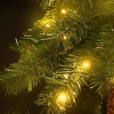 vidaXL Božićno drvce s LED svjetlima 210 cm