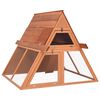 vidaXL Kavez za zečeve 152 x 127 x 109,5 cm od masivne jelovine