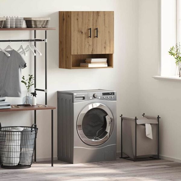 vidaXL Ormar za montažu na zid Zidne Umjetnički hrast 60 x 31 x 70 cm