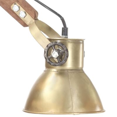 vidaXL Zidna svjetiljka u industrijskom stilu mjedena okrugla E27