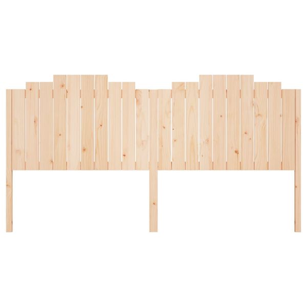 vidaXL Uzglavlje za krevet 206 x 4 x 110 cm od masivne borovine