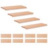 vidaXL Step treads 12 kom. 70 x 25 x 2 cm Prirodna Čvrsto drvo bukve