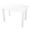 vidaXL Vrtni stol od plastike bijeli 101 x 68 x 72 cm