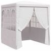 vidaXL Profesionalni &scaron;ator za zabave 2,5 x 2,5 m bijeli 90 g/m&sup2;