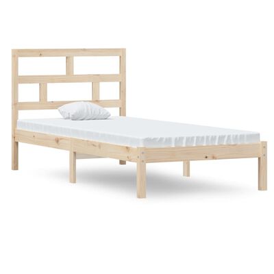 vidaXL Okvir za krevet 90 x 190 cm jednokrevetni od masivnog drva