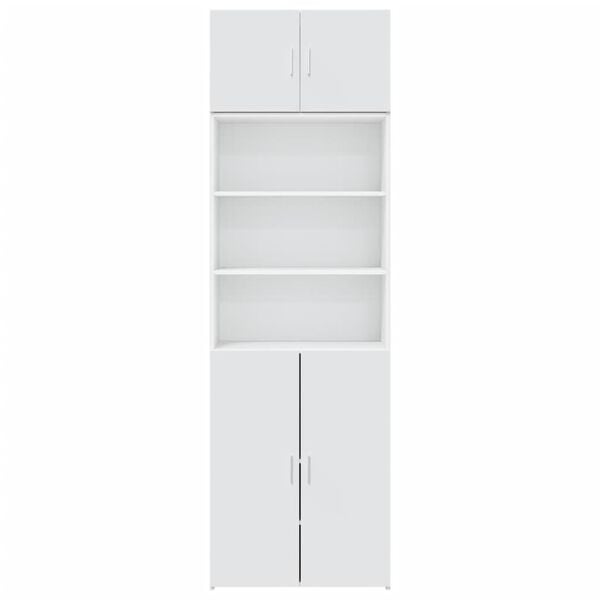 vidaXL Ormarić za pohranu bijeli 70 x 42,5 x 225 cm konstruirano drvo