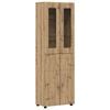 vidaXL Highboard FLORIN 60 x 35 x 182 cm Umjetnički hrast