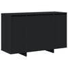 vidaXL Kreveta Crna 120 x 41 x 75 cm Konstruirano drvo