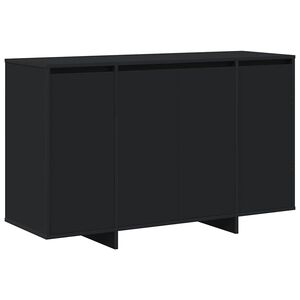 vidaXL Kreveta Crna 120 x 41 x 75 cm Konstruirano drvo
