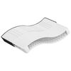 vidaXL Madrac s oprugama bonnell srednji 100 x 200 cm