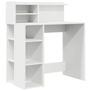 vidaXL Stol Bijelo Konstruirano drvo 90 x 48 x 101,5 cm
