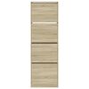 vidaXL Ormarić za cipele s 4 ladice boja hrasta 60 x 34 x 187,5 cm