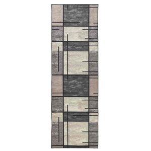 vidaXL Traka za tepih LESAKA Smeđa 50 x 100 cm Dijamantni bar&scaron;un