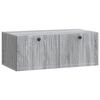 vidaXL TV ormar za zid Siva sonoma 78,5 x 41 x 30 cm Konstruirano drvo