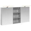 vidaXL Set ormarića za kupaonicu 3 kom. 140 x 14,5 x 70 cm