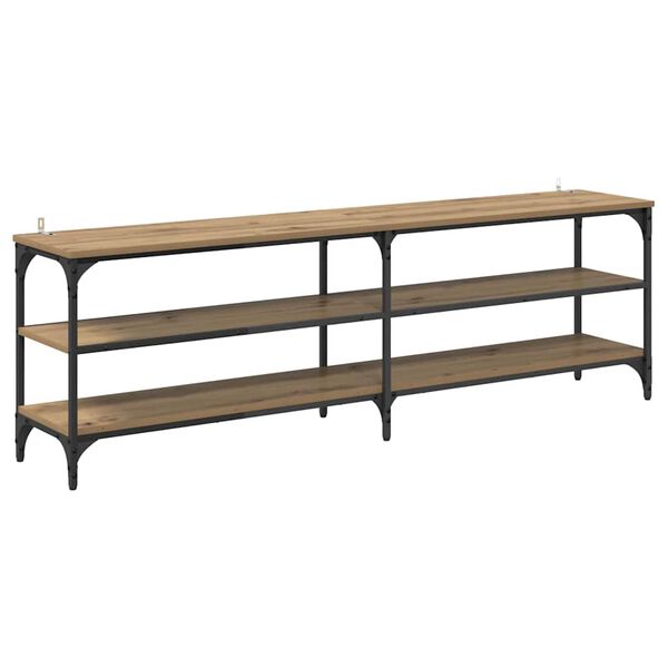 vidaXL TV ormar Umjetnički hrast 160 x 30 x 50 cm