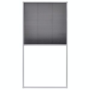 vidaXL Plisirani prozorski zastor protiv insekata 80 x 160 cm