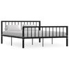 vidaXL Okvir za krevet crni metalni 160 x 200 cm