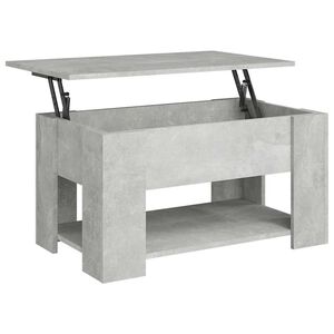 vidaXL Stolić za kavu boja betona 79 x 49 x 41 cm konstruirano drvo