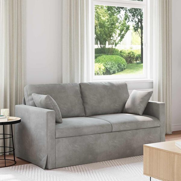 vidaXL Sofa Svijetlo siva