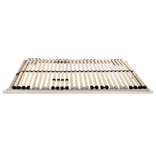 vidaXL Ležaj s letvicama Smeđa 80 x 190 cm Čvrsto drvo bukve