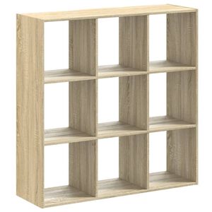 vidaXL Regal za knjige boja hrasta 102x32x102 cm od konstruiranog drva