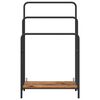 vidaXL Stalak za odjeću s policom Staro drvo 60 x 30 x 100.5 cm