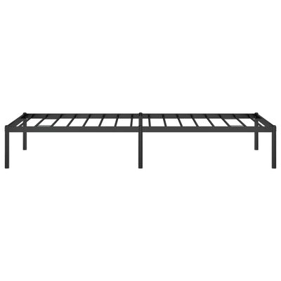 vidaXL Metalni okvir za krevet crni 75 x 190 cm