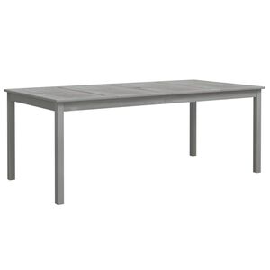 vidaXL Vrtni stol sivi 200 x 100 x 75 cm od masivnog bagremovog drva
