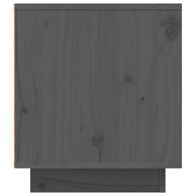 vidaXL TV ormarić sivi 110 x 35 x 40,5 cm od masivne borovine