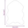 vidaXL Faux Rabbit Fur Rug Olite Bež 60 x 90 cm Poliester