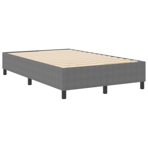 vidaXL Krevetna platforma Svijetlo siva 120 x 190 cm Kordura tekstil