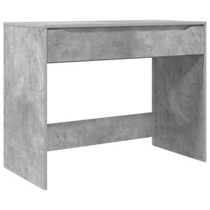 vidaXL Stol Betonsko Siva 100 x 50 x 78 cm Konstrukcijsko drvo