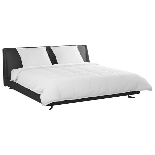 vidaXL Set deka s jastukom 3 pcs Bijelo Perje