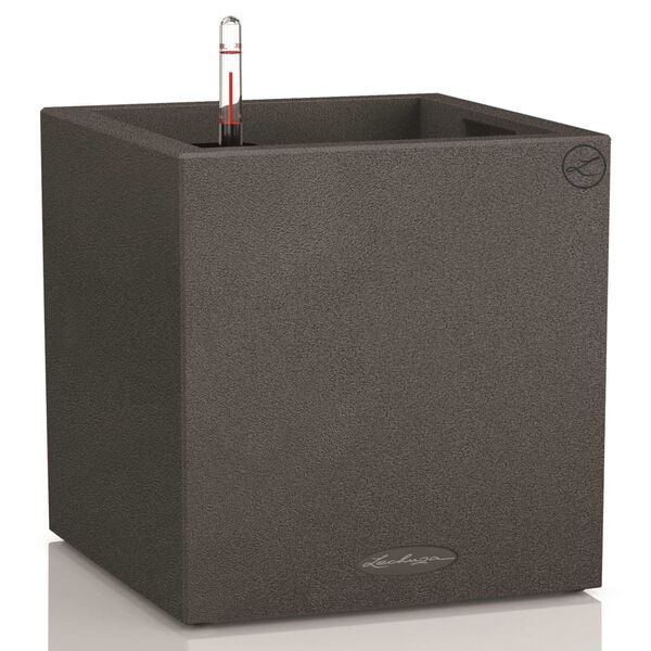 LECHUZA posuda za sadnju Canto Color Square 40 ALL-IN-ONE grafitna