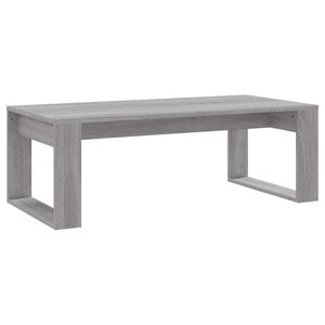 vidaXL Stolić za kavu boja sivog hrasta 102x50x35 cm konstruirano drvo