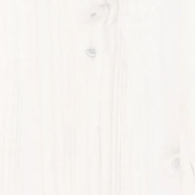 vidaXL Dnevni ležaj bijeli 90 x 190 cm od masivne borovine